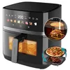 Image de Friteuse à air chaud indépendante Cecotec Cecofry e Grill Duoheat 8000 Single 8 L 2200 W Noir