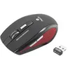 Image de NGS Red Flea Advanced - Souris - pour droitiers - optique - 5 boutons - sans fil - 2.4 GHz - récepteur sans fil USB - noir, rouge