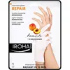 Image de Iroha Nature, Crème pour les mains, Nature - Masque pour les mains Gants de réparation Pêche (18 ml)