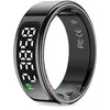 Image de Bague connectée Smart Ring Orbyt Touch PRIXTON - Bague connectée santé et sport - Écran tactile - Taille 11 - Couleur Noir