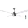 Image de Orbegozo Plafond Inox Avec Lumière Et Ventilateur Avec Télécommande