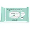 Image de Byphasse, Nettoyant pour le visage, Lingettes démaquillantes visage et yeux à l'aloe vera pour peaux sensibles 40 pcs. (Lingettes nettoyantes pour le visage)
