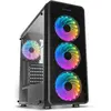 Image de Nox Atx Tower Hummer Tgm Rainbow RGB - Tour (ATX, mATX, Mini-ITX), Boîtier PC, Multicolore