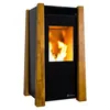 Image de Poêle à granulés de bois 9.5kw noir/bois Ecoforest 20887