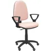 Image de Chaise Ayna Bras Fixe Roue Parquet - Rose