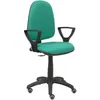 Image de Chaise Ayna Bras Fixe Roue Parquet - Vert àmeraude