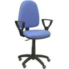 Image de Chaise Ayna Bras Fixe Roue Parquet - Bleu Clair