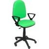 Image de Chaise Ayna Bras Fixe Roue Parquet - Pistache