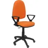 Image de Chaise Ayna Bras Fixe Roue Parquet - Orange
