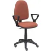 Image de Chaise Ayna Bras Fixe Roue Parquet - Marron
