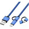 Image de CoolBox COO-CAB-U2MC-BL (1 m, USB 2.0), Câble USB