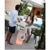 Image de Newgarden, Éclairage d'extérieur, WOODY Solar LED Porte-bouteilles solaire, bac à fleurs sans fil + contrôleur Intérieur & Extérieur (IP65)