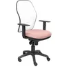 Image de Chaise Jorquera Accoudoirs Réglables Blanc/rose