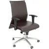 Image de Chaise De Bureau Albacete Xl En Similicuir - Marron