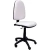 Image de Chaise Ayna En Similicuir - Roue Nylon - Blanc