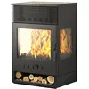 Image de Eider Biomasa Poêle à bois - modèle TOKIO VENTILADA - 12,84 kW - jusqu'à 290 m³ - H.97 x l.61 x P.52. cm - Classe énergétique A