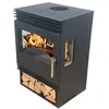 Image de Eider Biomasa Poêle à bois - 6,8 kW - modèle Pisano Ventilée - jusqu'à 152 m³ - H.83 x l.56 x P.50 cm - Classe énergétique A