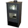 Image de Eider Biomasa Poêle à bois - modèle LUX - 9,7 kW - jusqu'à 210 m³ - H.104,3 x l.50 x P.46,4 cm - Classe énergétique A