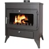 Image de Eider Biomasa Poêle à bois - 13,2 kW - modèle CAPRI - jusqu'à 297 m³ - H.89 x l.68 x P.44 cm - Classe énergétique A