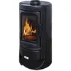 Image de Eider Biomasa Poêle à bois - modèle Royce - 9,2 kW - jusqu'à 205 m³ - H.97 x l.48 x P.49 cm - Classe énergétique A