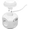 Image de Aisens, Multiprise, REGLETA ENCHUFES 4 TOMAS 1XUSB-C 20W PD3.0 2XUSB-A 18W QC3.0 LUZ 1.8M (4x, CEE 7/3, 1.80 m)