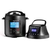 Image de Cloen Multifonction programmable : marmite et friteuse sans huile, 9 appareils en 1, 3 modes, Friteuse, Noir