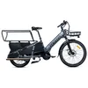 Image de Cargobike Electrique, E-Long Tail, Aluminium, SHIMANO ALTUS 7v, Autonomie jusqu'a 90km, Baterrie 48V 13Ah