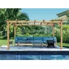 Image de Maderland Pergola en bois autoportante - modèle VALENCIA - 400 x 300 cm