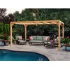 Image de Maderland Pergola en bois autoportante - modèle ALICANTE - 400 x 300 cm