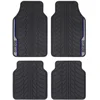 Image de 4 Tapis Universels Sparco Noirs Et Bleus