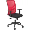 Image de Chaise De Bureau Motilla Coloris Maille - Rouge/noir