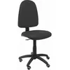 Image de Chaise Ayna En Similicuir - Roue Parquet - Noir