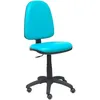 Image de Chaise Ayna En Similicuir - Roue Parquet - Turquoise
