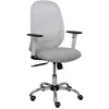 Image de Chaise De Bureau Cilanco Bras Réglable Chromé-gris Clair