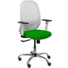 Image de Chaise De Bureau Cilanco Bras Réglable Chromé-vert