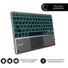 Image de Clavier sans fil compact par Bluetooth Subblim Touchpad Smart Blacklit/Gris