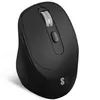 Image de Souris sans fil Bluetooth Subblim Confort Ergo Dual USB 2.4 GHz 2400 dpi 5 boutons droitier couleur noire