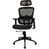 Image de Chaise Gaming Drift DRAIR200 Mesh Ergonomique Respirante Réglable Noir Blanc