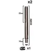 Image de X-sauce Rallonge De Valve Presta 2 Unités 65 mm
