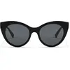 Image de Hawkers, Unisexe, Lunettes de soleil, Lunettes de soleil unisexes Divine Noir Polarisé (Ø 50 mm)