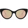 Image de Hawkers, Hommes, Lunettes de soleil, Herrensonnenbrille Divine Rosa Gold Schwarz (Ø 50 mm)