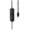 Image de Casque PC SPC Brave Pro 4725A Filaire Circum-Auriculaire Annulation du Bruit Noir