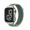 Image de Montre connectée enfant SaveFamily SaveWatch Plus 2 GPS Boitier argent avec bracelet tissuvert océan