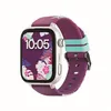 Image de Montre connectée enfant SaveFamily SaveWatch Plus 2 GPS Boitier blanc avec bracelet silicone violet Maui