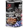 Image de 6 x 400g Alpha Spirit Boulettes de viande sanglier et thym