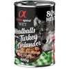 Image de 6 x 400g Alpha Spirit Boulettes de viande dinde et coriandre