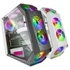 Image de Boitier PC Mars Gaming Mc777 verre trempé atx 9 ventilateurs noir