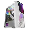 Image de Boitier PC Mars Gaming MC777 Infinity Mirror ARGB verre trempé USB 3.0 Blanc