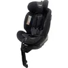 Image de Siège-auto pivotant - BBGO - Blissrider - Naissance à 12 ans - I-SIZE 40-150 cm - ISOFIX - Noir et gris - Simili cuir gris