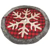 Image de Jupe De Sapin De Noël En Laine Tricotée 122Cm Multicolore K101
